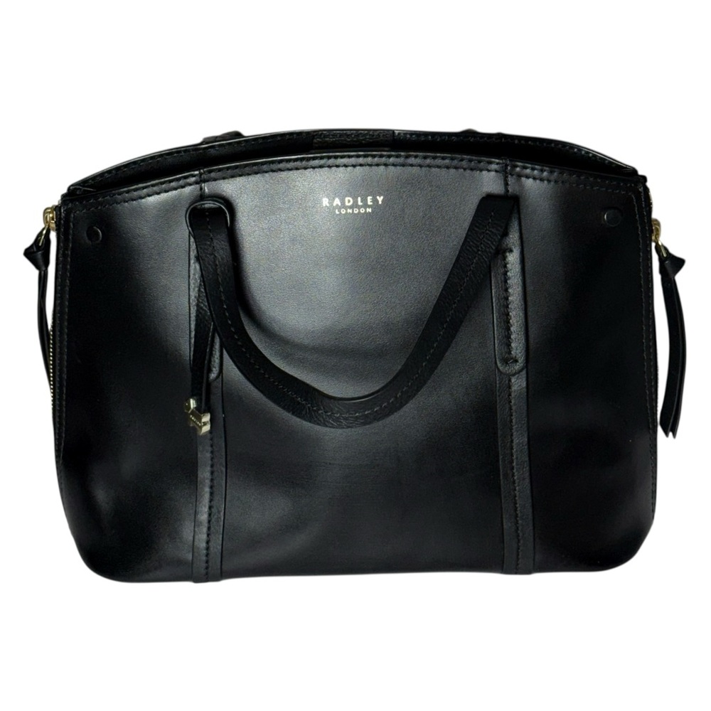 RADLEY LONDON Black Leather Tote Bag - Picture 2 of 10